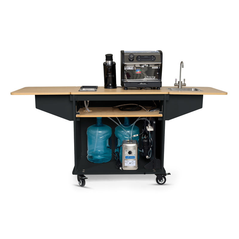 Klassy Kart - Mobile Coffee Espresso Cart (Black Turn Key)
