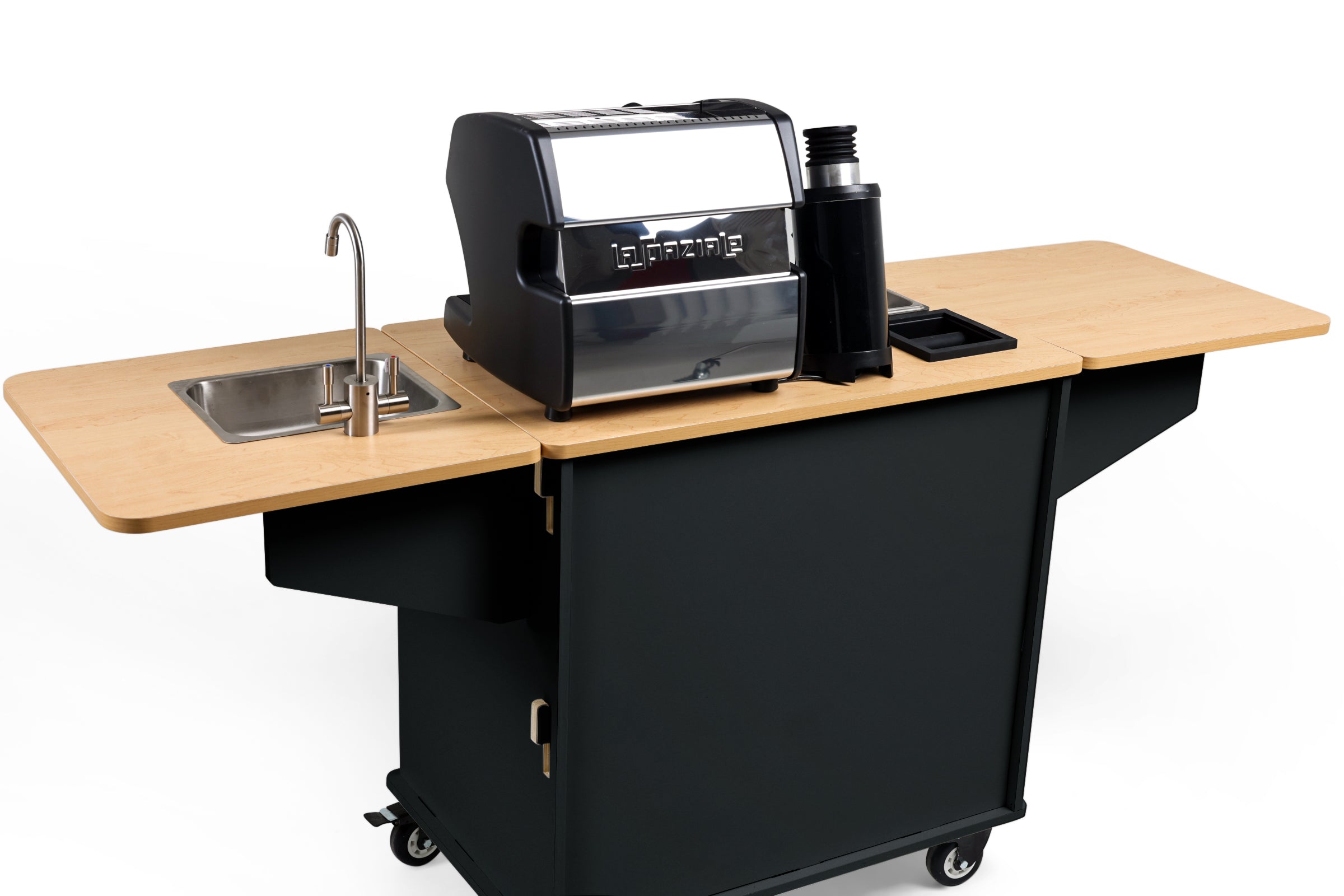 Klassy Kart - Mobile Coffee Espresso Cart (Black Turn Key)