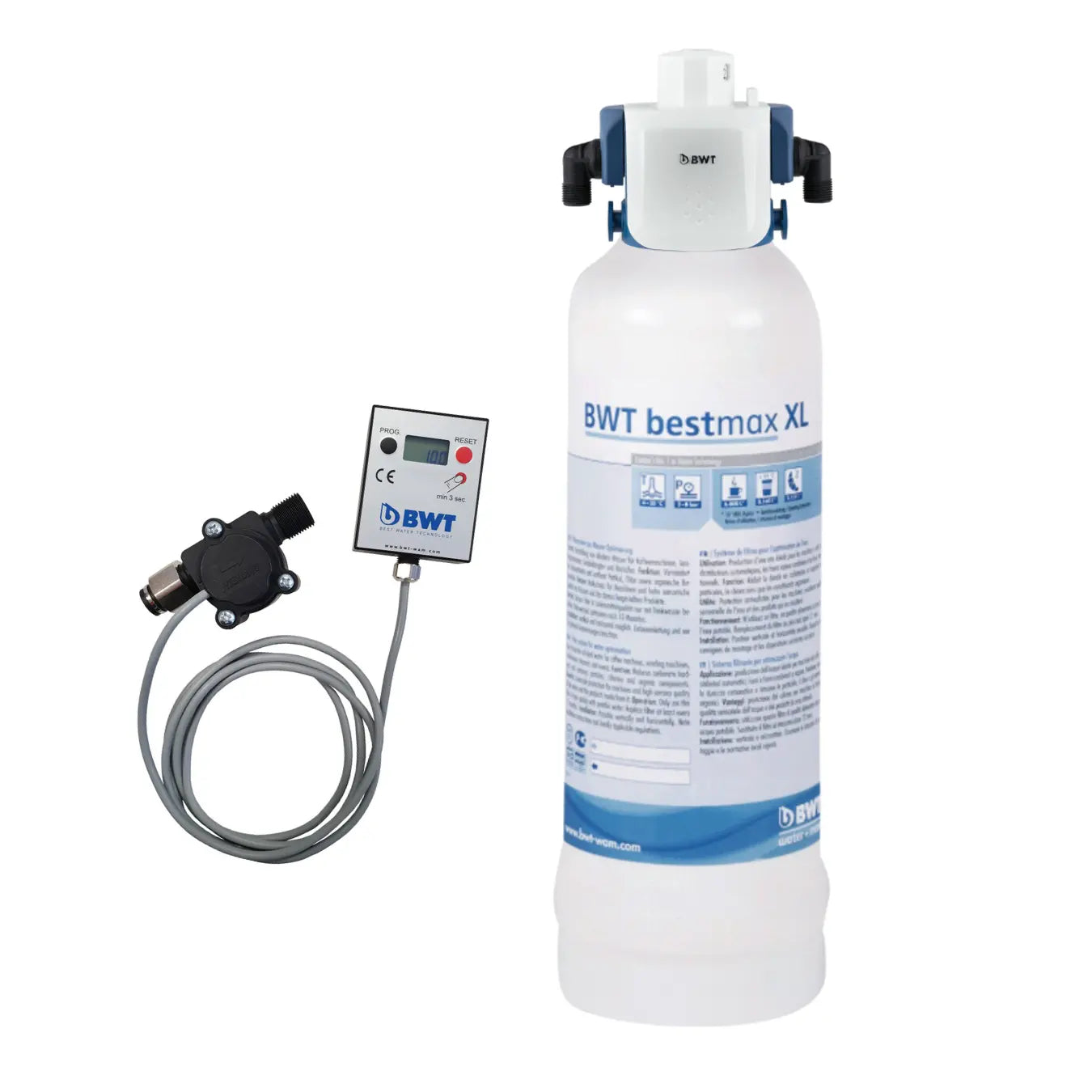 BWT bestmax XL Water Kit with besthead FLEX Aquameter – Coffee