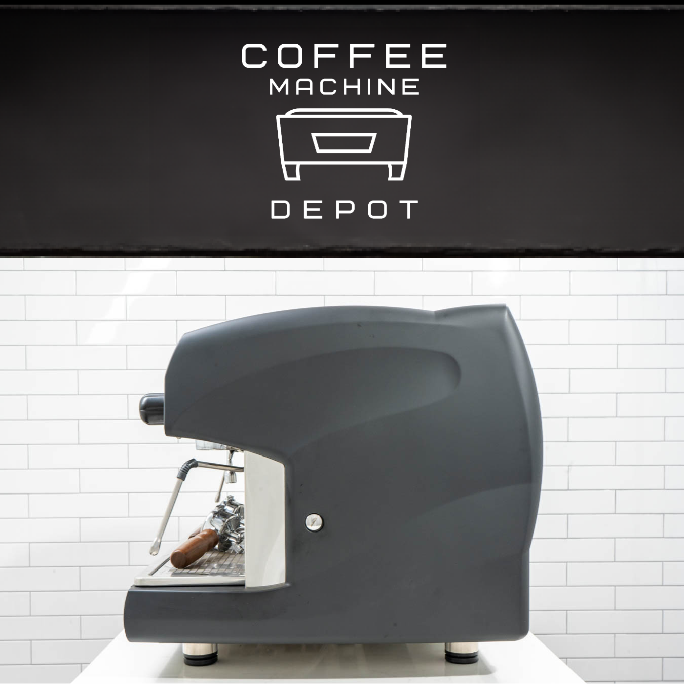 Wega Polaris 2 Group Commercial Espresso Machine Matte Black with Wood