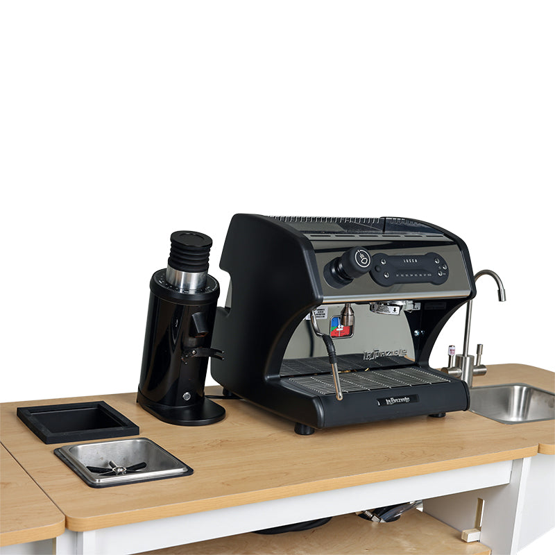 Klassy Kart - Mobile Coffee Espresso Cart (White Turn Key)