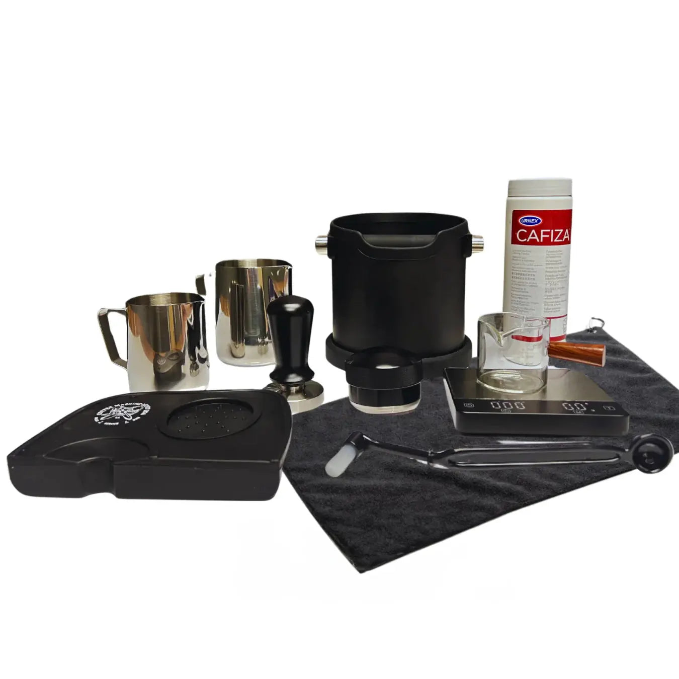 Wega IO 2 Group Machine with Hey Cafe Buddy Grinder Bundle Wega