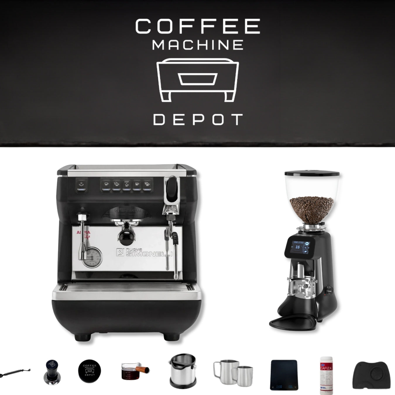 Nuova Simonelli - Appia Life 110 V 1 Group Combo Package Commercial Espresso Machine