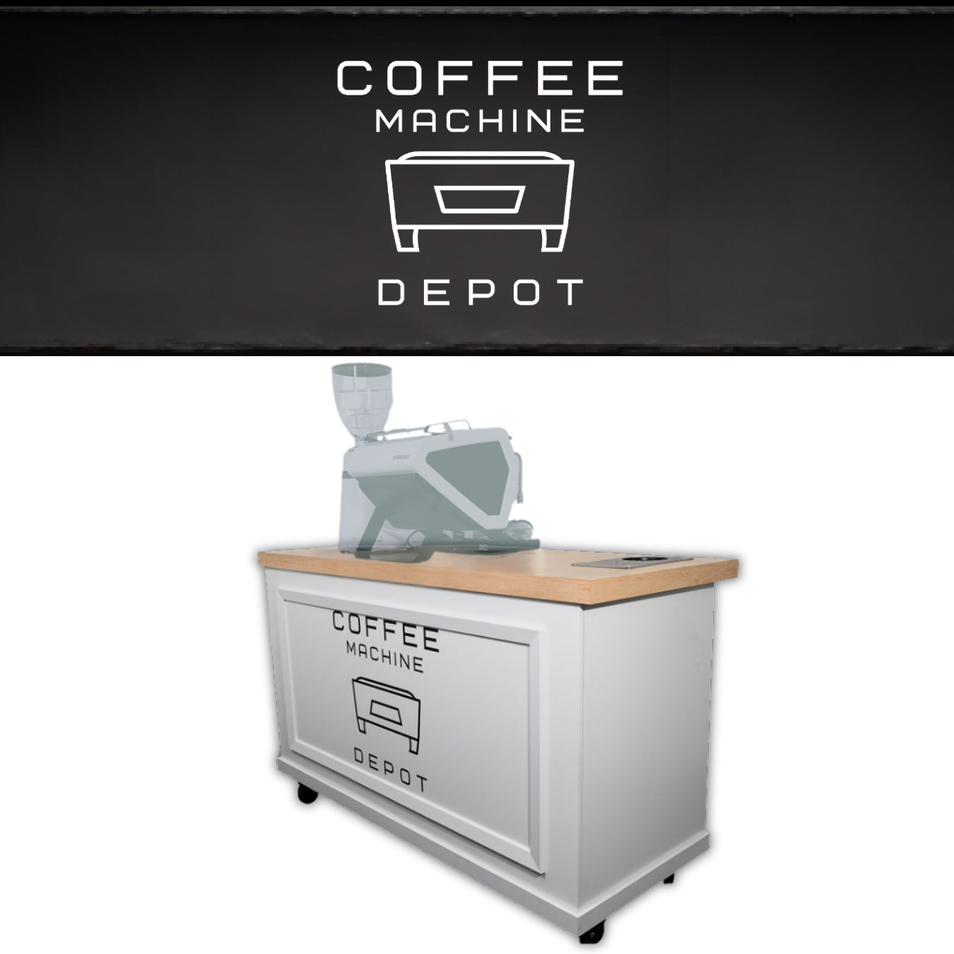 Custom Coffee Cart - Fully Collapsible