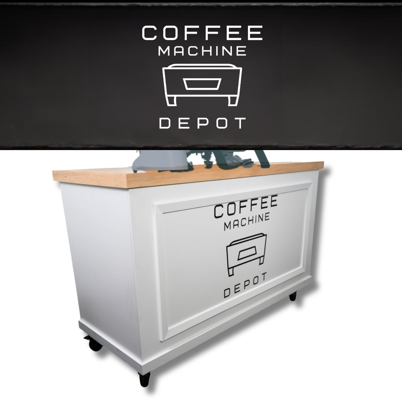 Custom Coffee Cart - Fully Collapsible