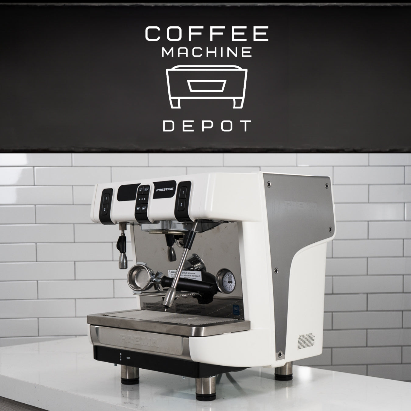 Faema - Prestige 1 Group Tall Cup with Auto steam - OPEN BOX