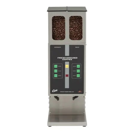 Wilbur Curtis Twin Coffee Grinder with Digital InterLock – Coffee