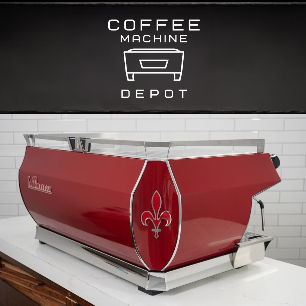 La Marzocco - GB5 AV 3 Group Commercial Espresso Machine - Custom Cherry Red