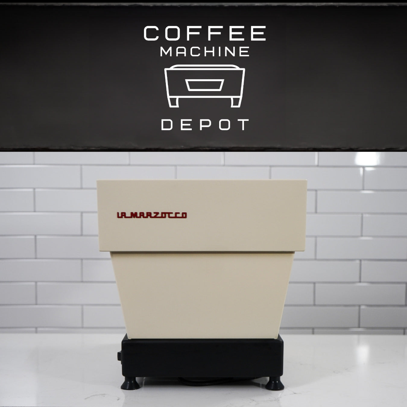 La Marzocco - Linea Mini-R Home Espresso Machine - Custom Beige & Red Logo
