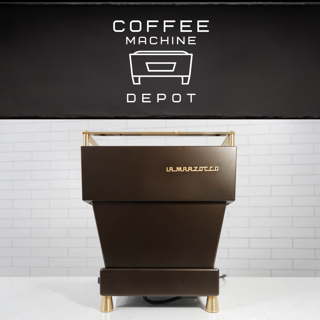 La Marzocco - Linea Mini R- Custom Metallic Bronze with Zebra Wood & Brass Home Espresso Machine
