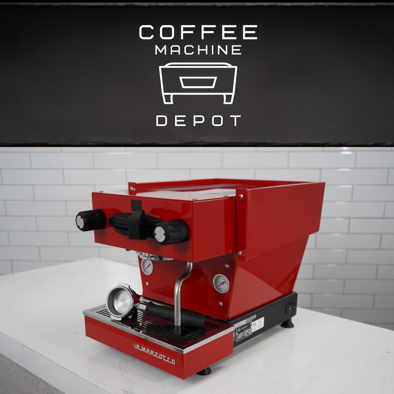 La Marzocco - Linea Mini R Home Espresso Machine (Red) - SCA Event Display Model Demo Unit