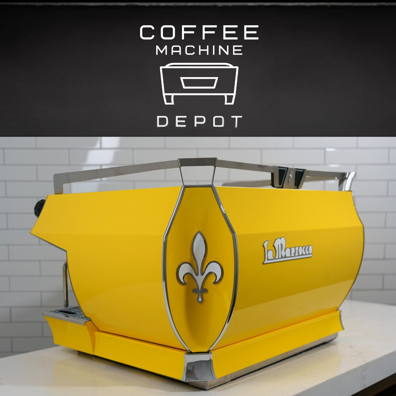 La Marzocco GB5 S AV 2 Group Commercial Espresso Machine- Custom Yellow