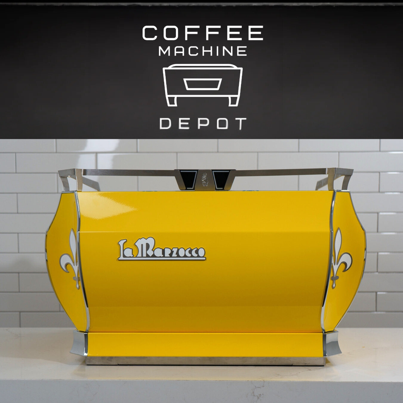 La Marzocco GB5 S AV 2 Group Commercial Espresso Machine- Custom Yellow
