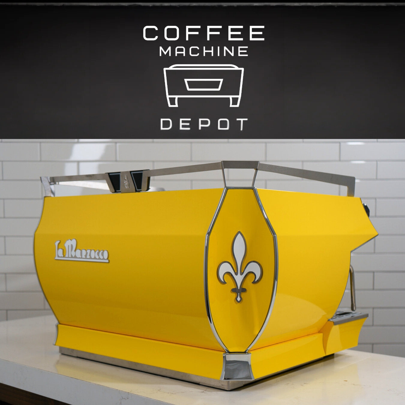 La Marzocco GB5 S AV 2 Group Commercial Espresso Machine- Custom Yellow