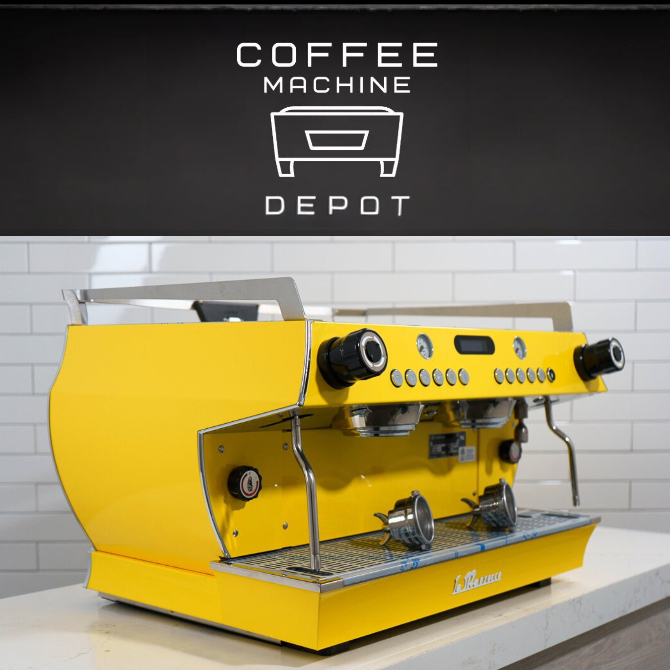 La Marzocco GB5 S AV 2 Group Commercial Espresso Machine- Custom Yellow