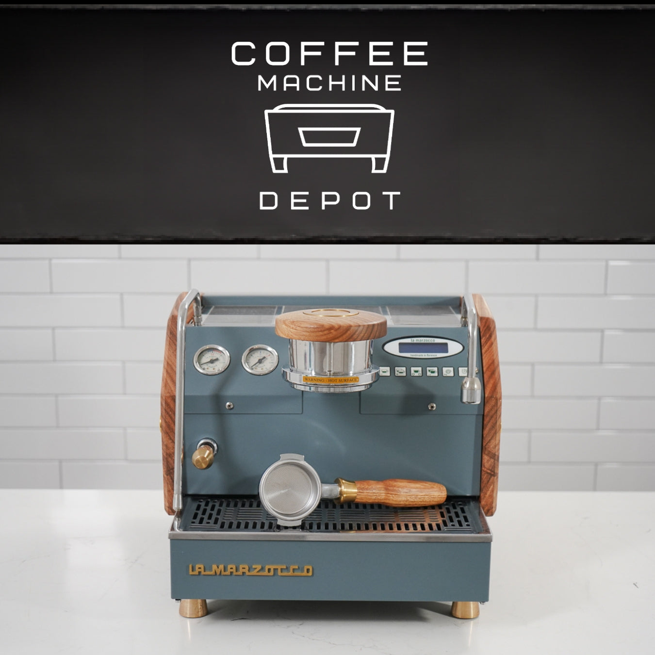 La Marzocco GS3 AV 1 Group Home Espresso Machine - Custom Gray and Oak - 2012