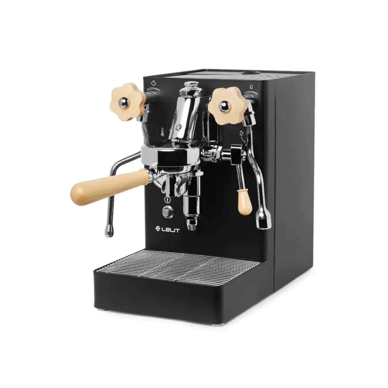 Lelit MaraX 1 Group Home Espresso Machine (Black/Wood)