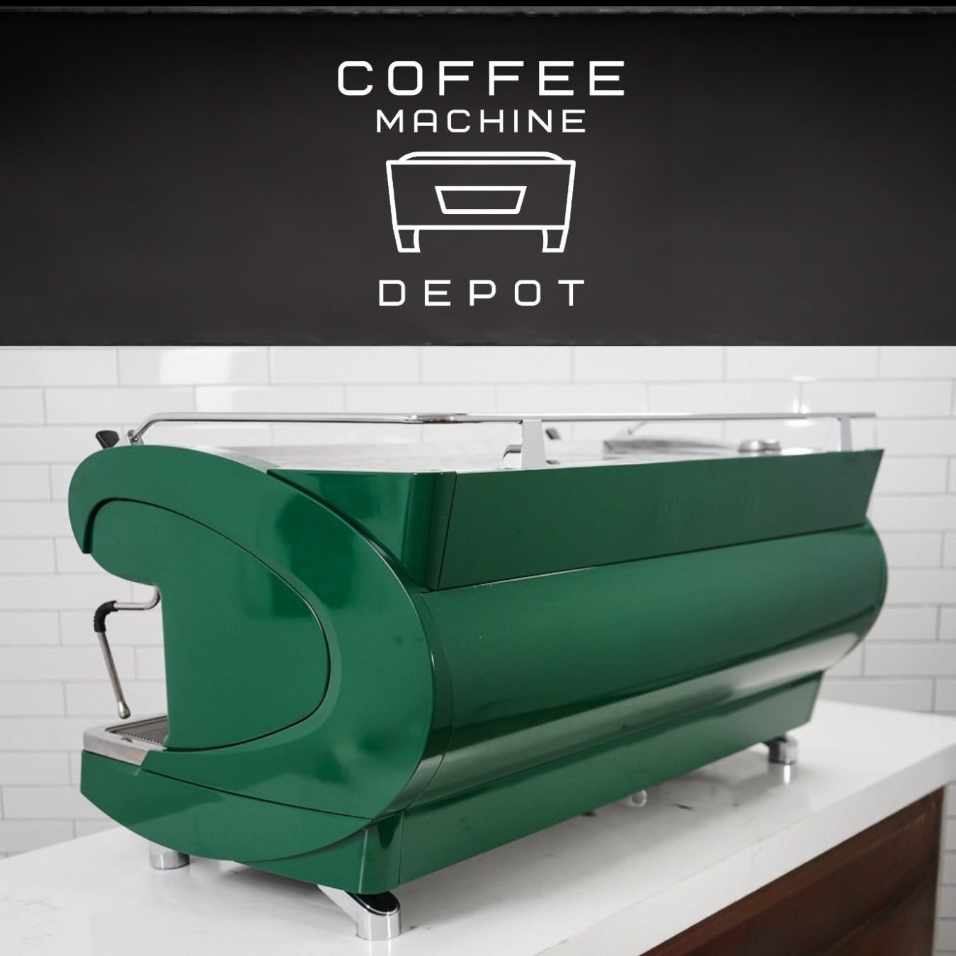 Nuova Simonelli - Aurelia Wave Digit 3 Group Commercial Espresso Machine - Custom Hunter Green