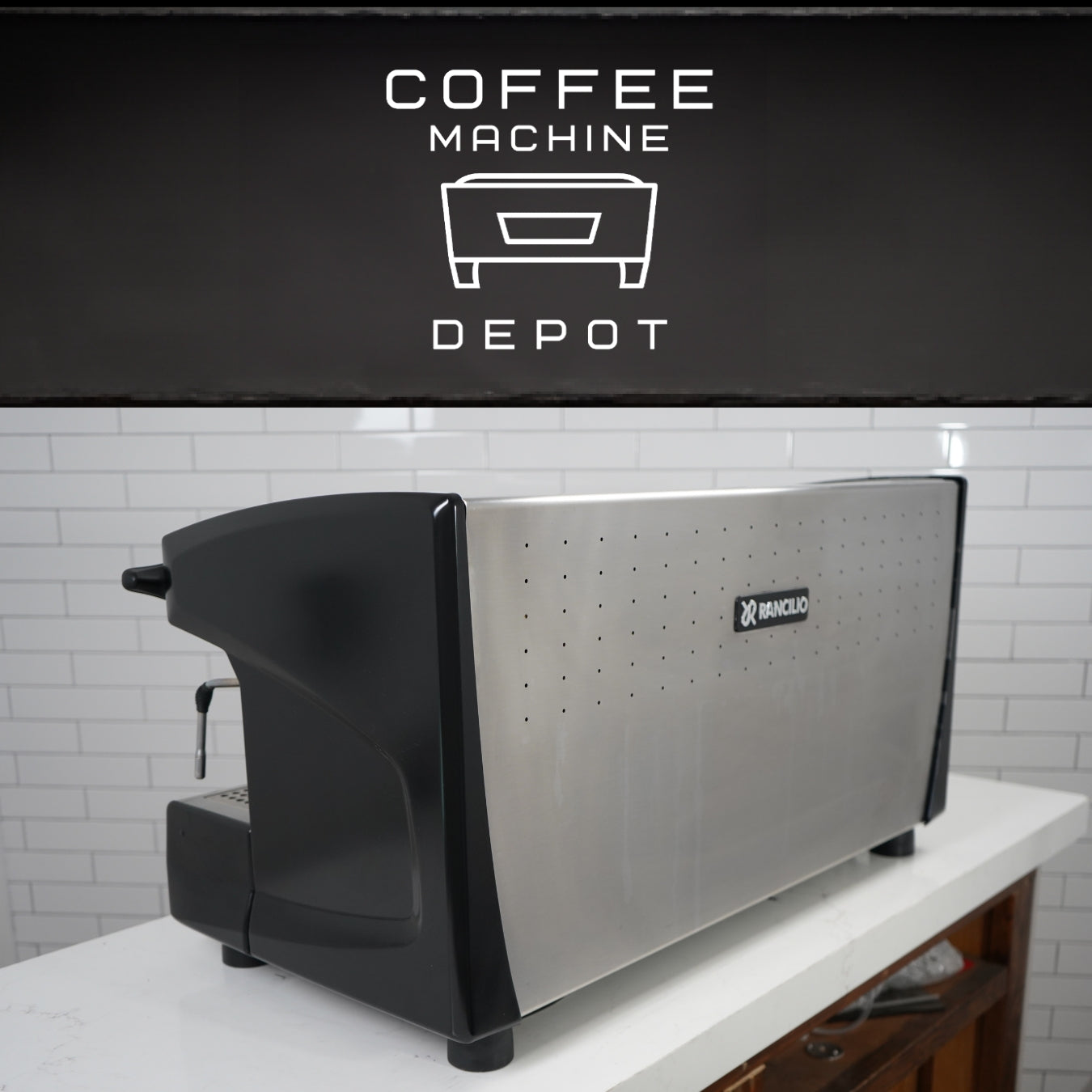 Rancilio - Classe 7 E - 3 Group Low Cup - Commercial Espresso Machine