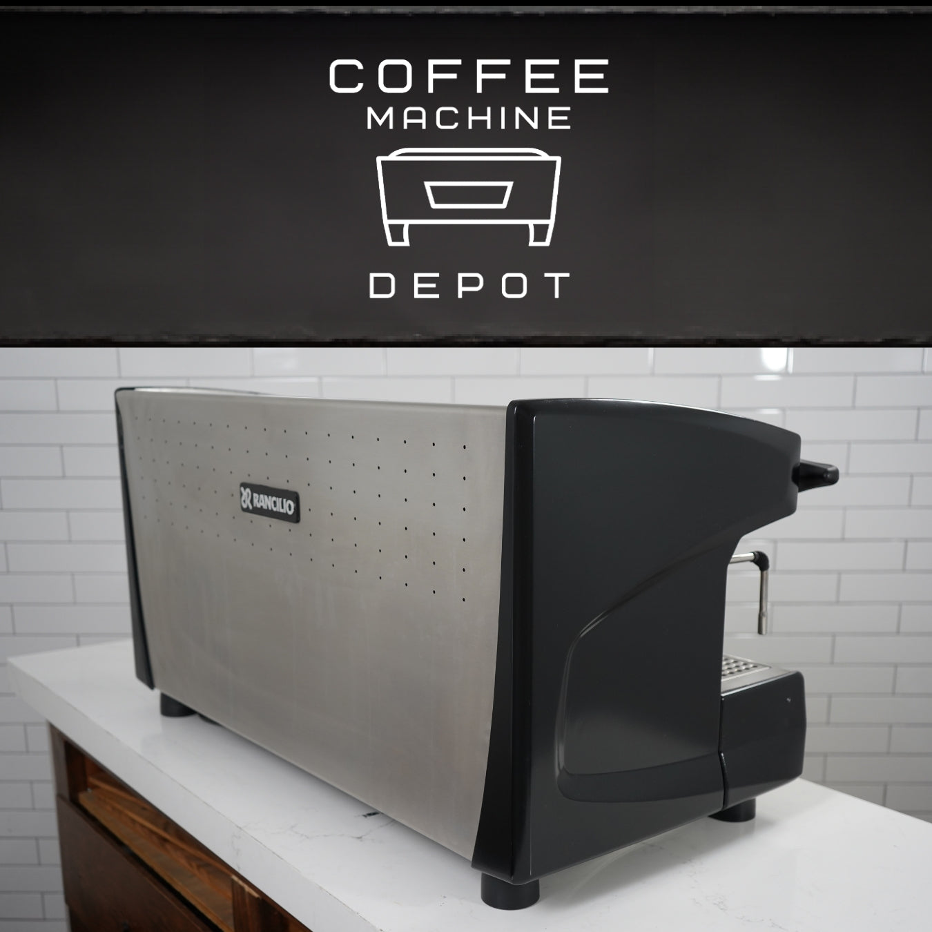 Rancilio - Classe 7 E - 3 Group Low Cup - Commercial Espresso Machine