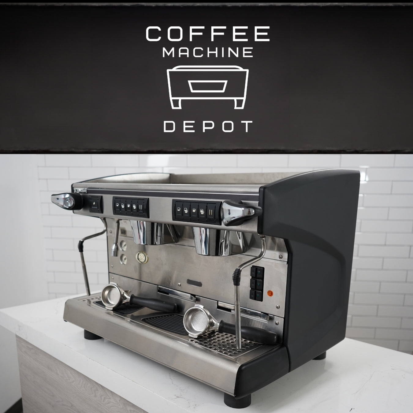 Rancilio Classe 7 2 Group Espresso Machine - High Cup