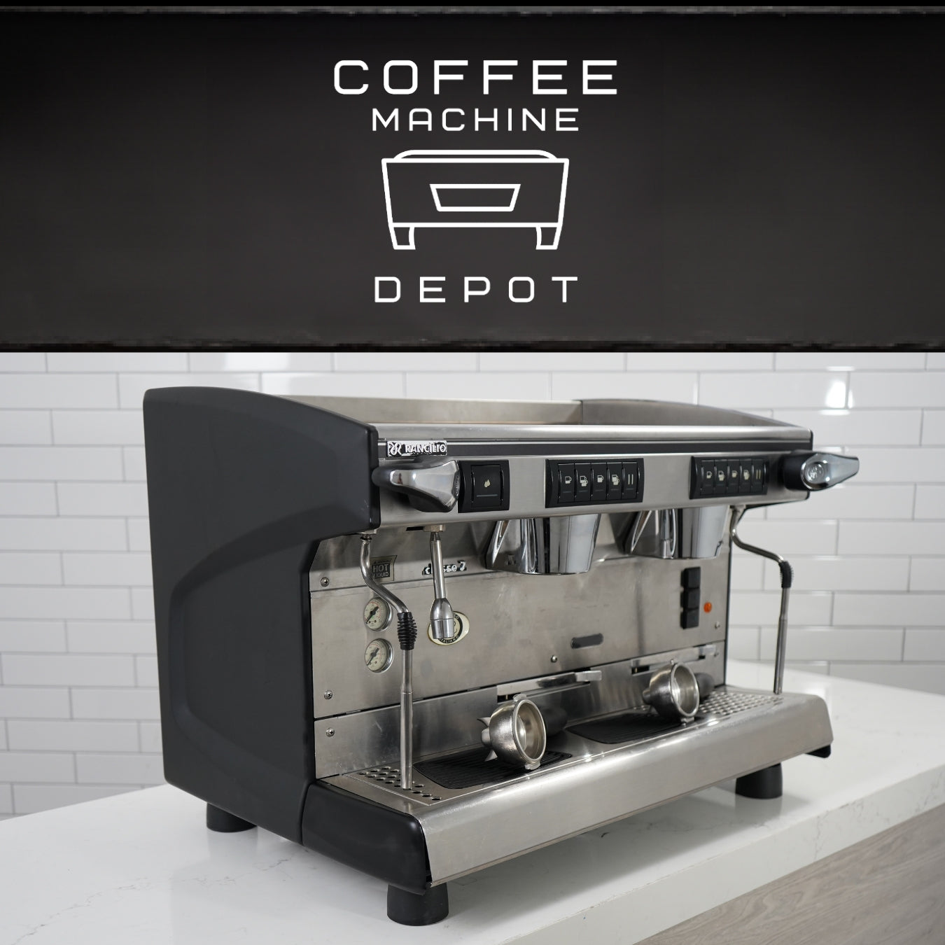Rancilio Classe 7 2 Group Espresso Machine - High Cup