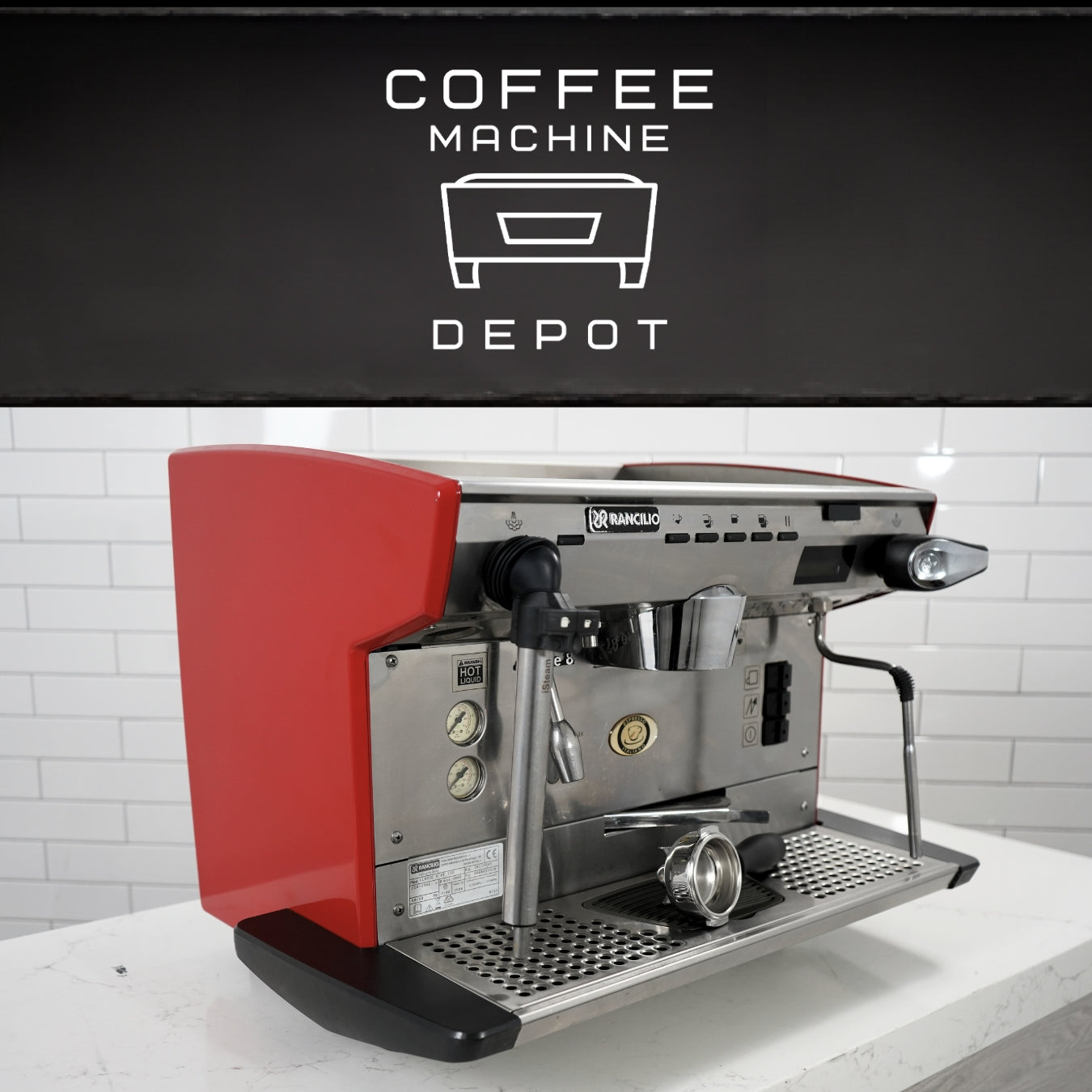 Rancilio Classe 8 1 Group Commercial Espresso Machine with Auto-Steam