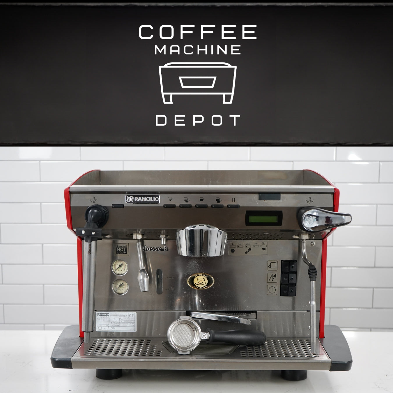 Rancilio Classe 8 1 Group Commercial Espresso Machine with Auto-Steam