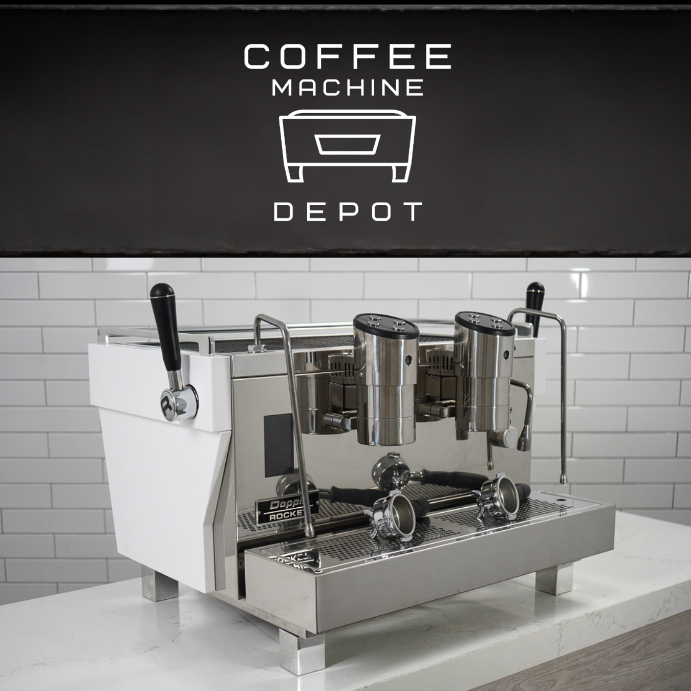Rocket RE Doppia 2 Group Commercial Espresso Machine - White