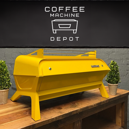 Sanremo F18 2 Group Custom Powder Coat - Yellow Espresso Machine