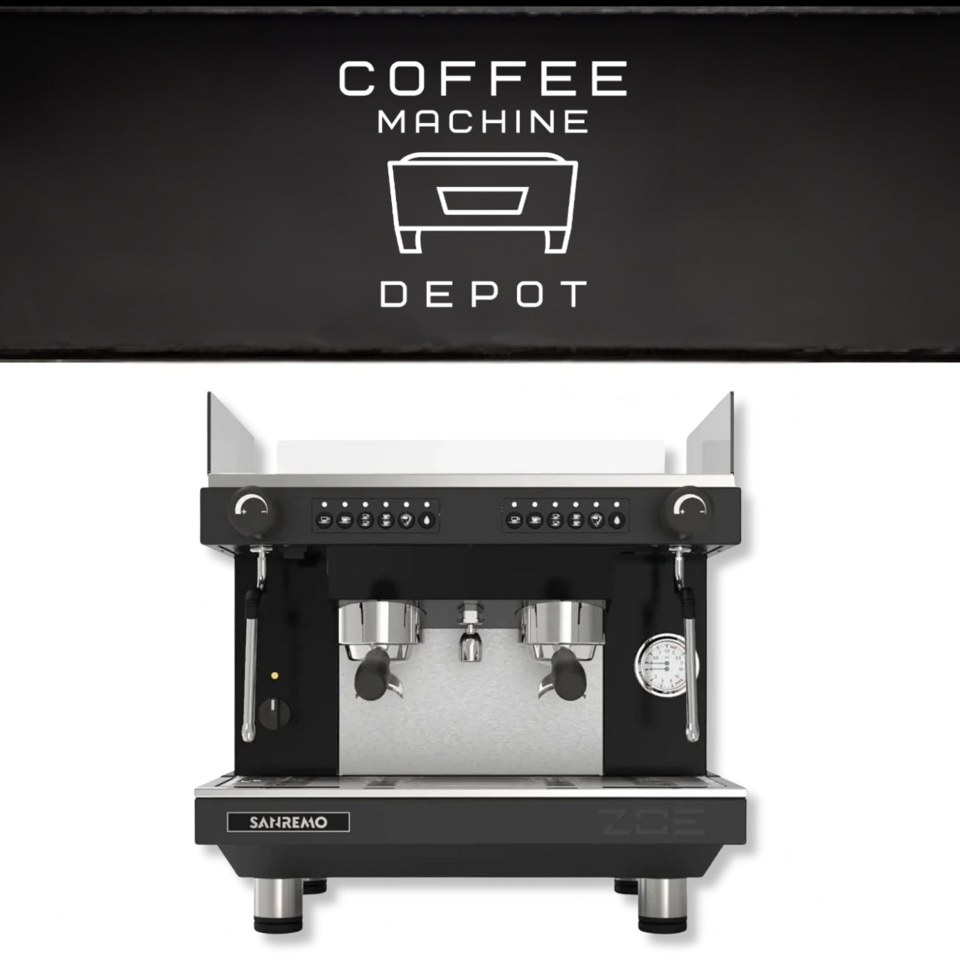 SanRemo Zoe - 2 Group Compact 110V Combo Package Commercial Espresso Machine