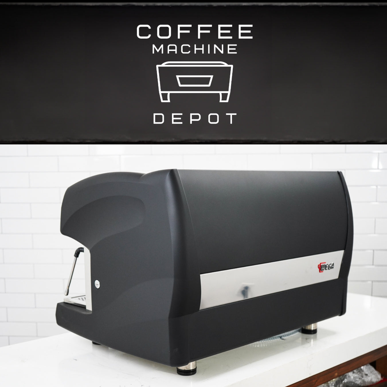 Wega - Polaris AV 2 Group Commercial Espresso Machine - Black