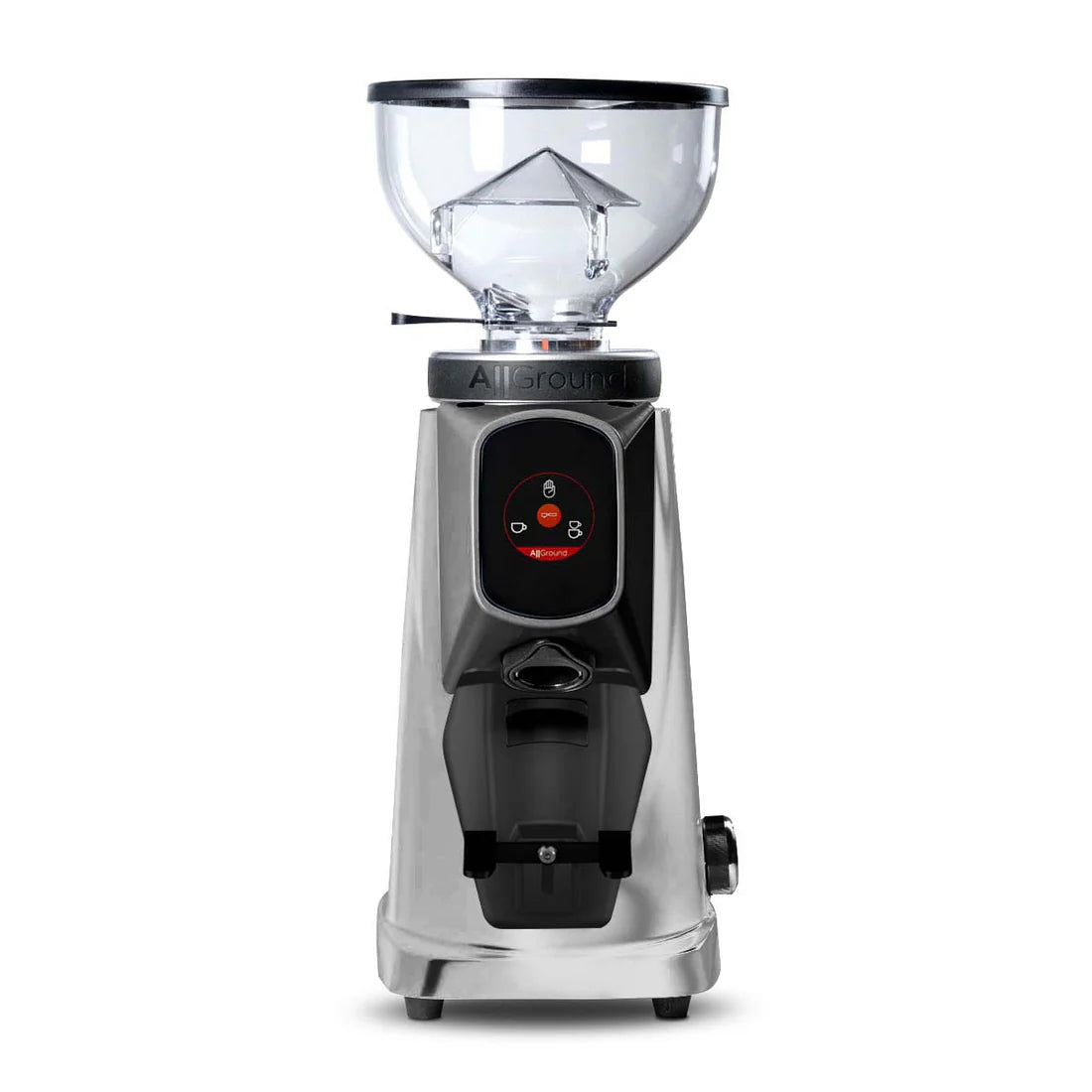 Fiorenzato All Ground Sense Espresso Coffee Grinder (Bright Silver)