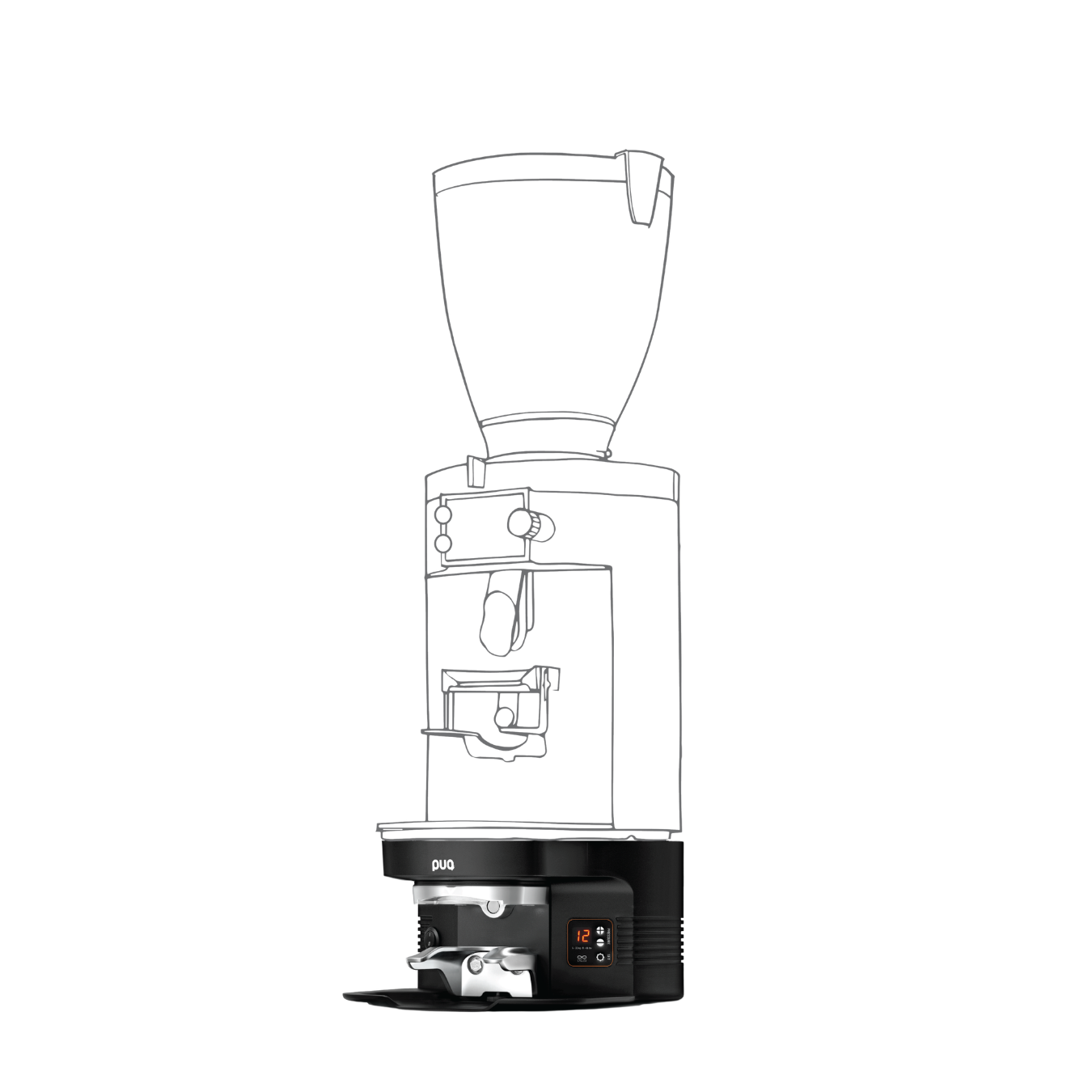 Puqpress Gen 5 M5 Automatic Tamper for Mahlkonig E80 Grinders