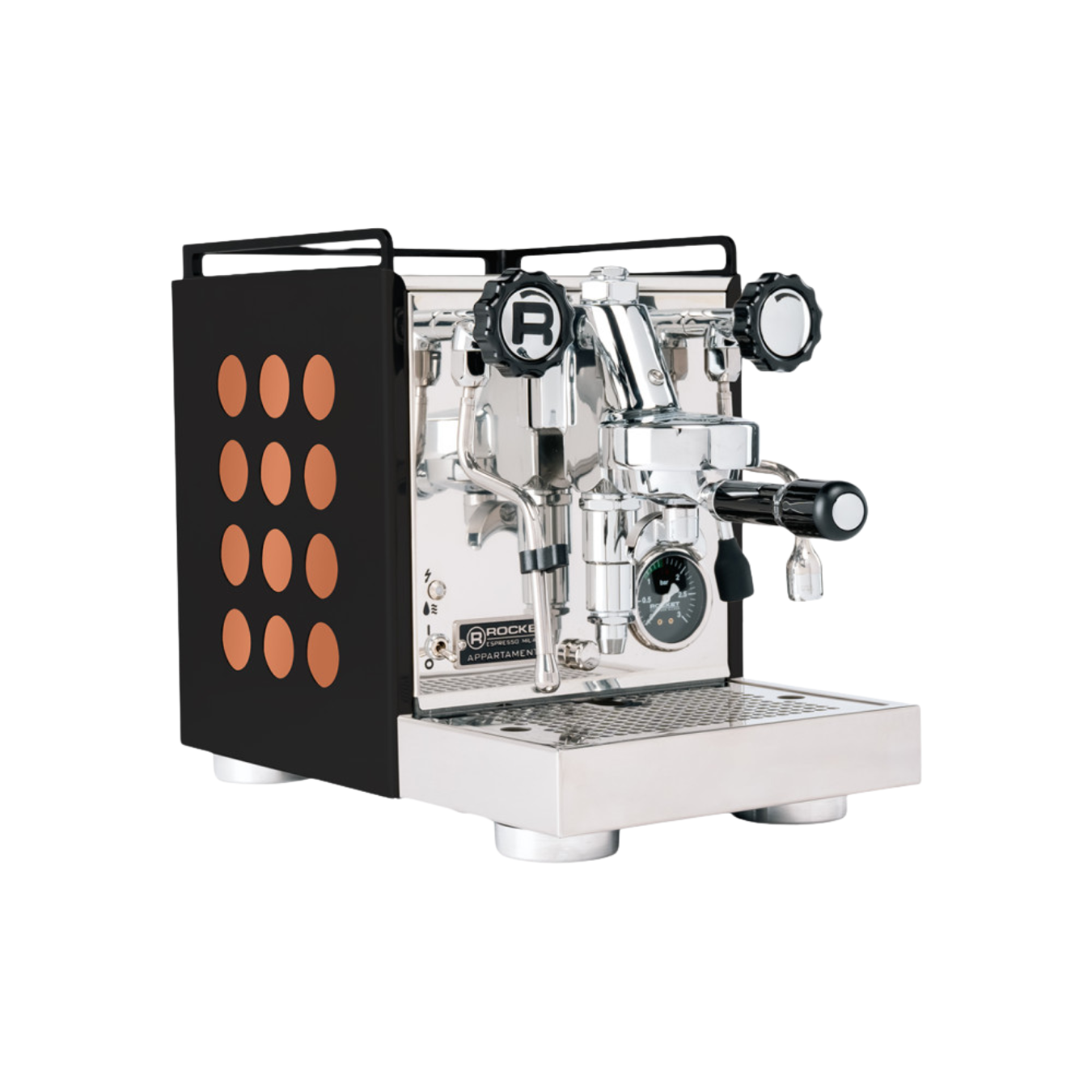 Rocket - Appartamento 2.0 1 Group Commercial Espresso Machine (Black/Copper)