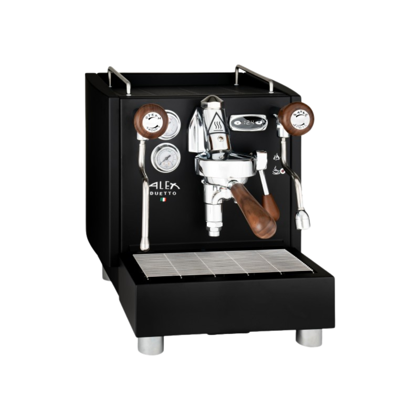 Izzo Alex Duetto IV Plus 1 Group Espresso Machine (Black/Wood knobs)