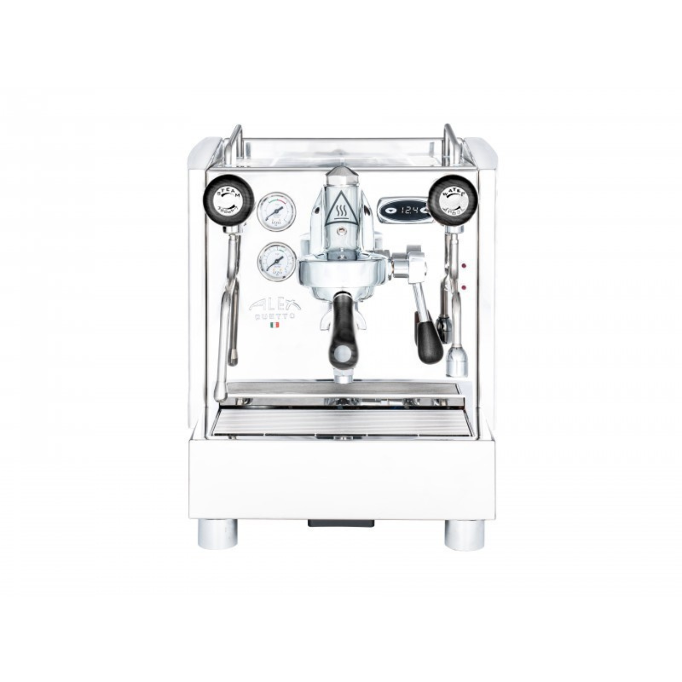 Izzo Alex Duetto IV Plus 1 Group Espresso Machine (Chrome/Black knobs)