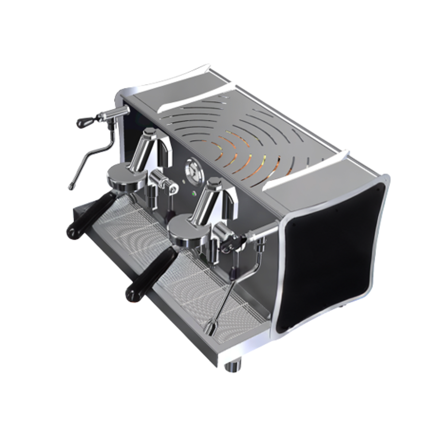 Izzo Vivi Flat 2 Group Small Lever Commercial Espresso Machine (Levetta)