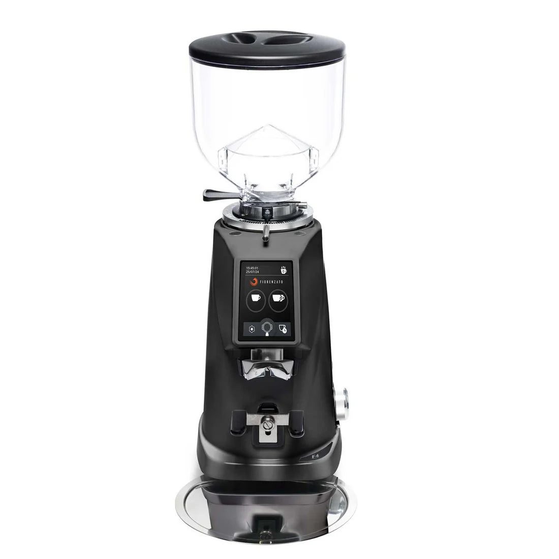 Nuova Simonelli Appia Life Semi 1 Group with Fiorenzato F4 Evo Bundle Package - Black