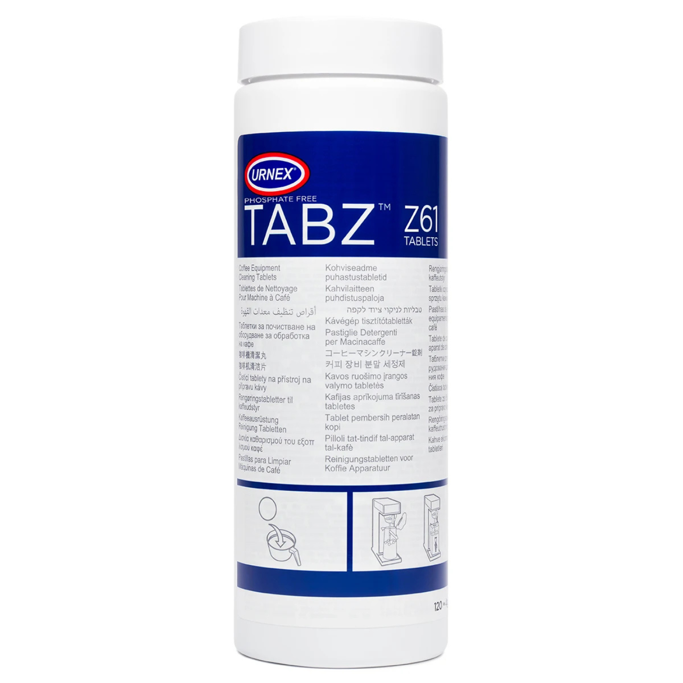Urnex - Tabz Z61 Coffee Equipment Cleaning Tablet