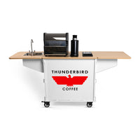 Klassy Kart - Mobile Coffee Espresso Cart (White Turn Key)