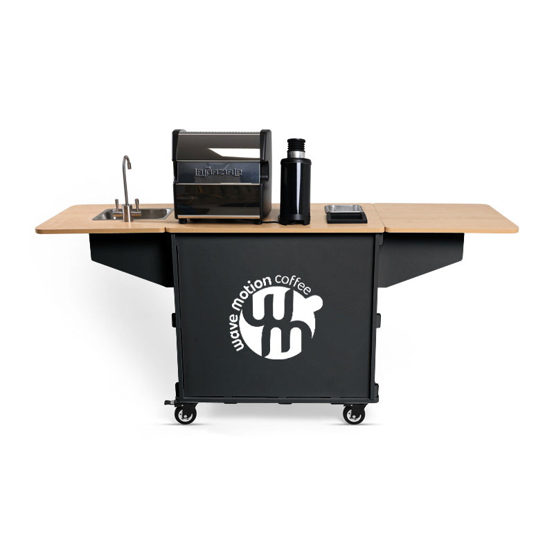 Klassy Kart - Mobile Coffee Espresso Cart (Black Turn Key)