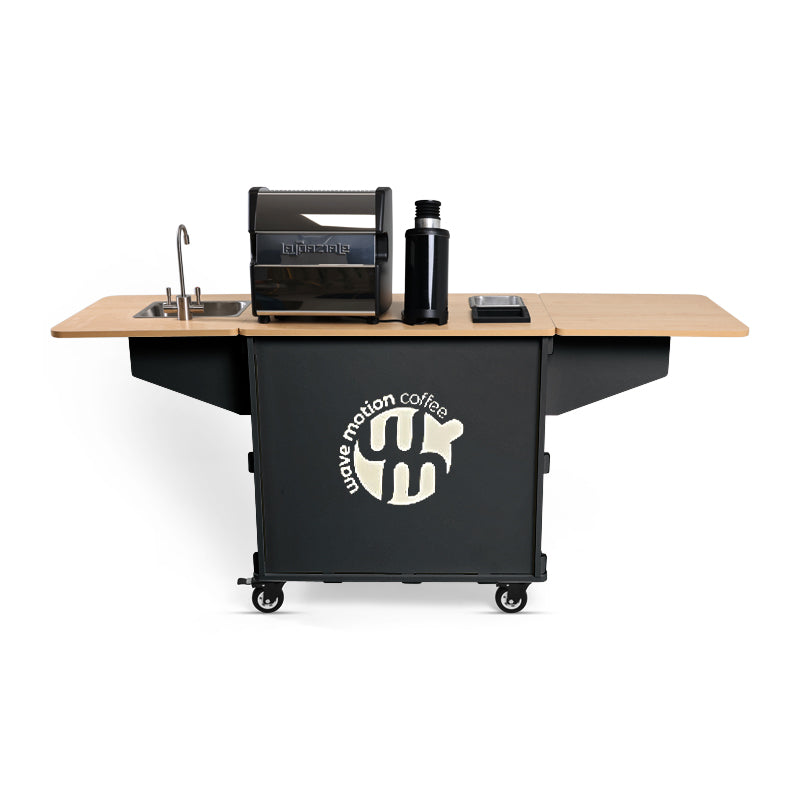 Klassy Kart - Mobile Coffee Espresso Cart (Black Turn Key)