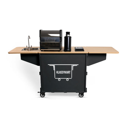 Klassy Kart - Mobile Coffee Espresso Cart (Black Turn Key)
