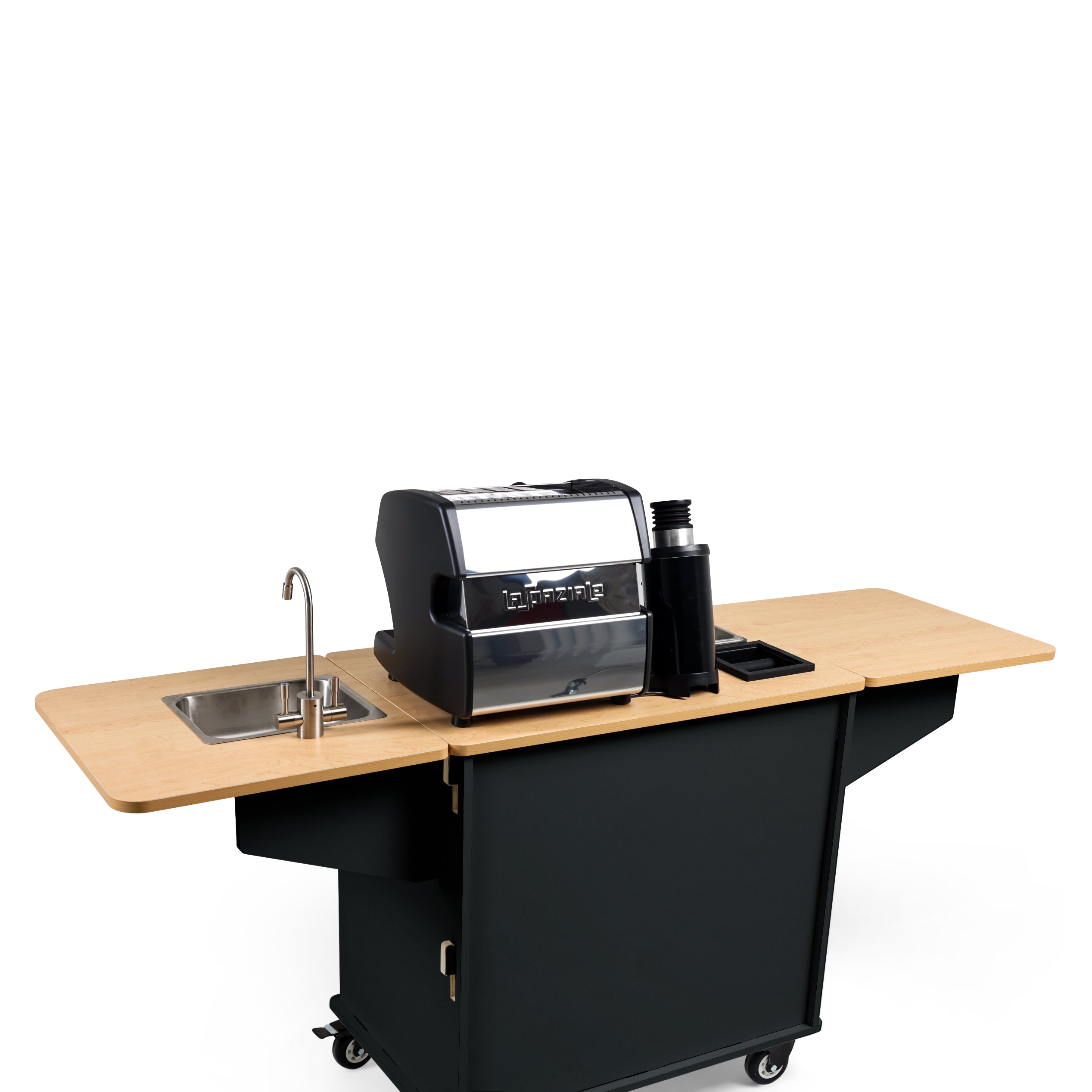 Klassy Kart - Mobile Coffee Espresso Cart (Black Turn Key)