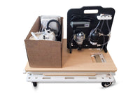 Klassy Kart - Mobile Coffee Espresso Cart (White Turn Key)