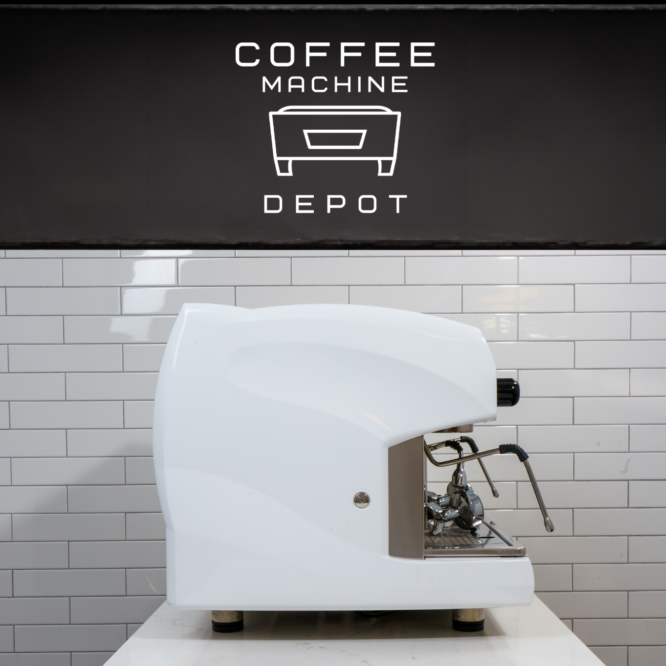 Wega Polaris 2 Group Commercial Espresso Machine (High Cup) Custom White with Wood