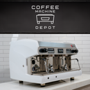 Wega Polaris 2 Group Commercial Espresso Machine (High Cup) Custom White with Wood