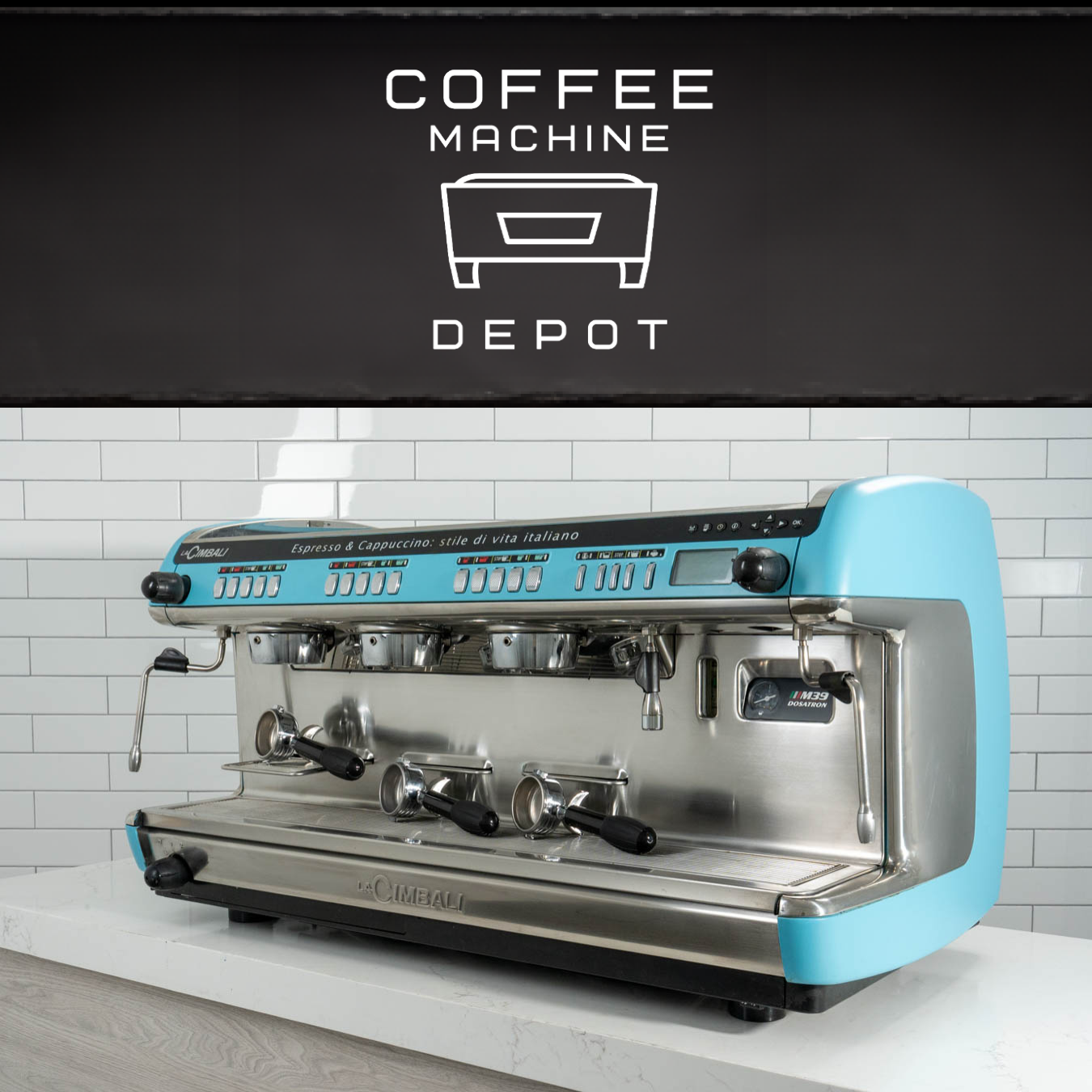 La Cimbali M39 Dosatron 3 Group Tall Cup Espresso Cappuccino Machine
