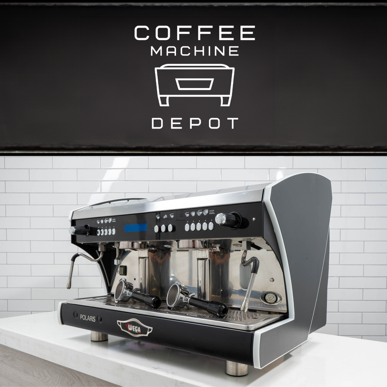 Wega Polaris - Xtra EVD 2 Group Commercial Espresso Machine (High Cup)